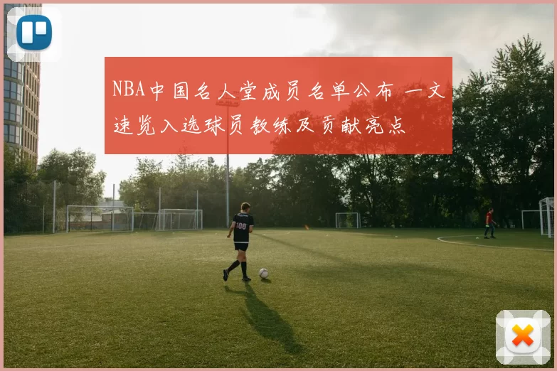 NBA中国名人堂成员名单公布 一文速览入选球员教练及贡献亮点